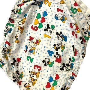 Vintage Disney Baby Mickey Minnie Pluto Reusable Covers Crib Bedroom Decor